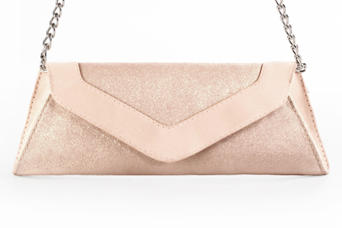 Pochette mariage rose online gold